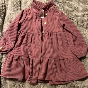 Modern Moments Corduroy Button-Up Dress Size 12 months